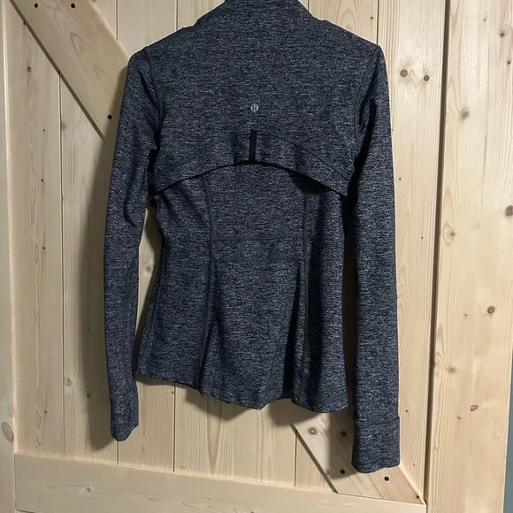 Lululemon Define Jacket Women's Sz 8 Gray Luon in Heathered Long Sleeve Full Zip - Picture 2 of 7